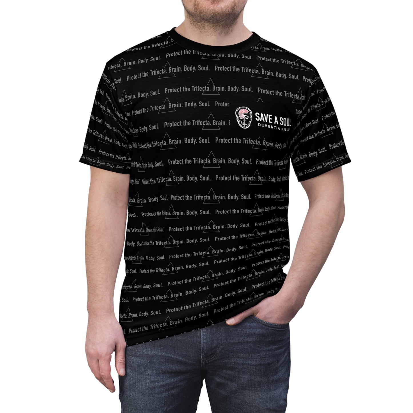 Trifecta Unisex Repeat Graphic Tee