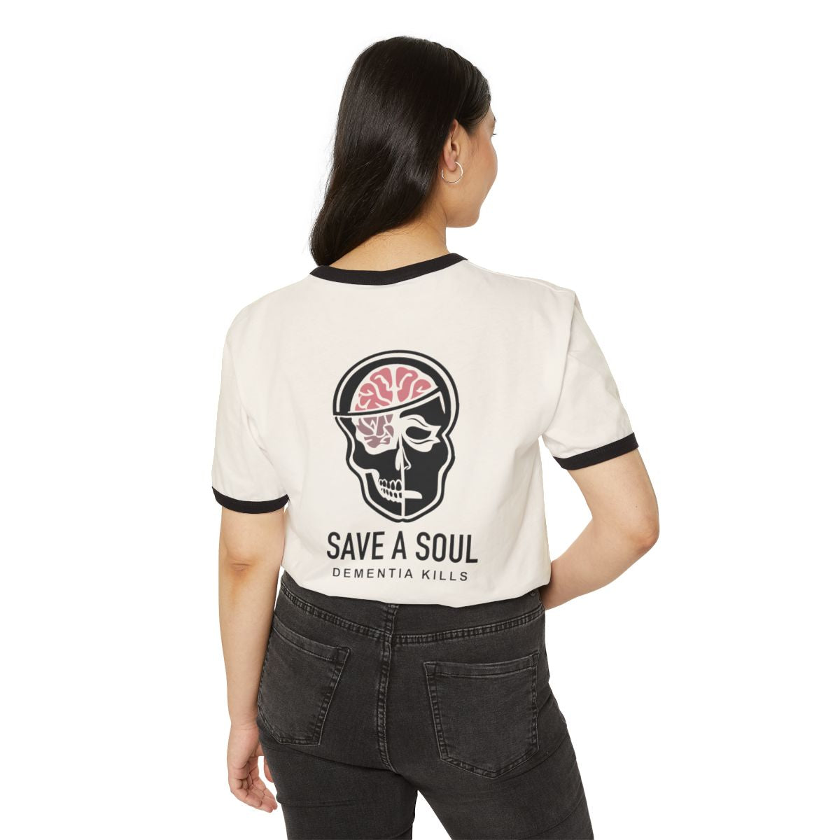 miss you, 'custom name' Unisex Ringer T-Shirt