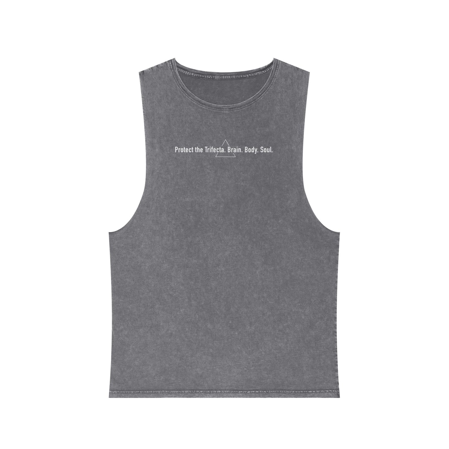 Trifecta Unisex Stonewash Tank Top