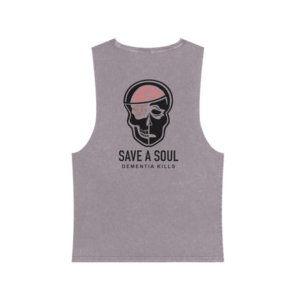 Trifecta Unisex Stonewash Tank Top