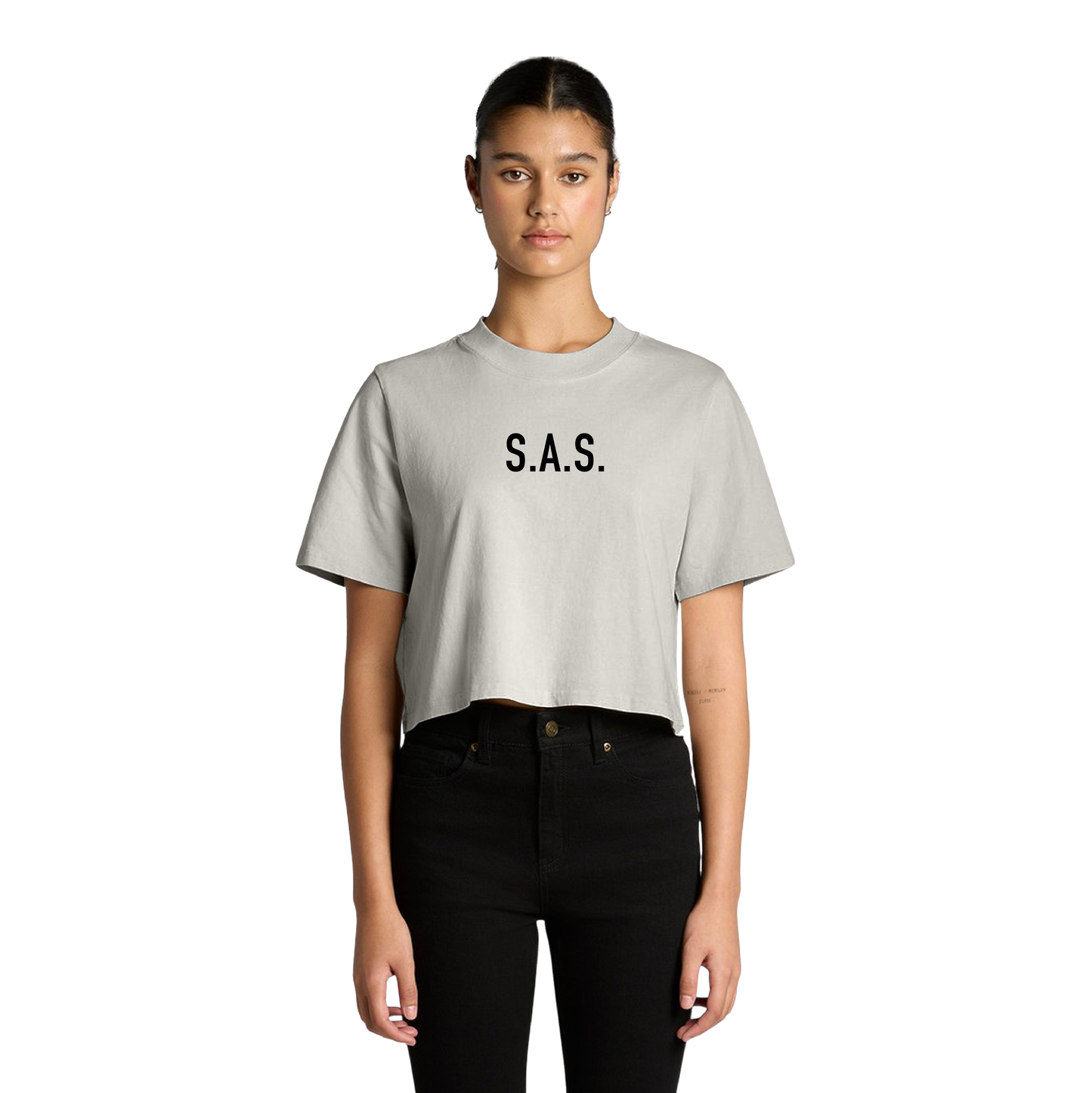 S.A.S. Womens Crop Tee